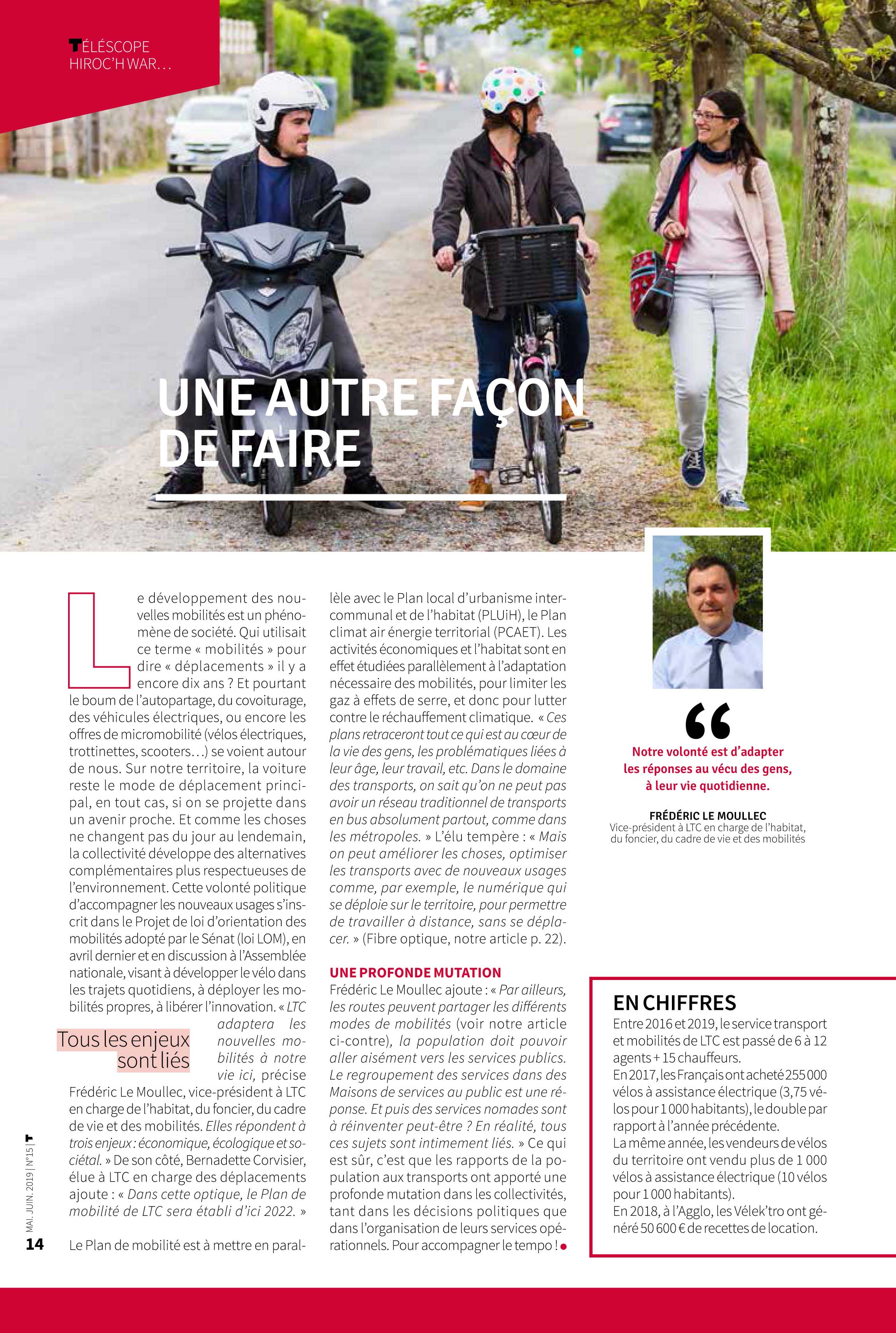 Page 1 du mag du territoire